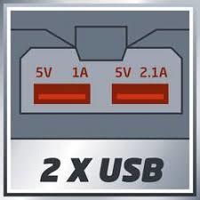 מתאם USB המתחבר לסוללות 18V EINHELL דגם:TE-CP 18V LI USB-SOLO