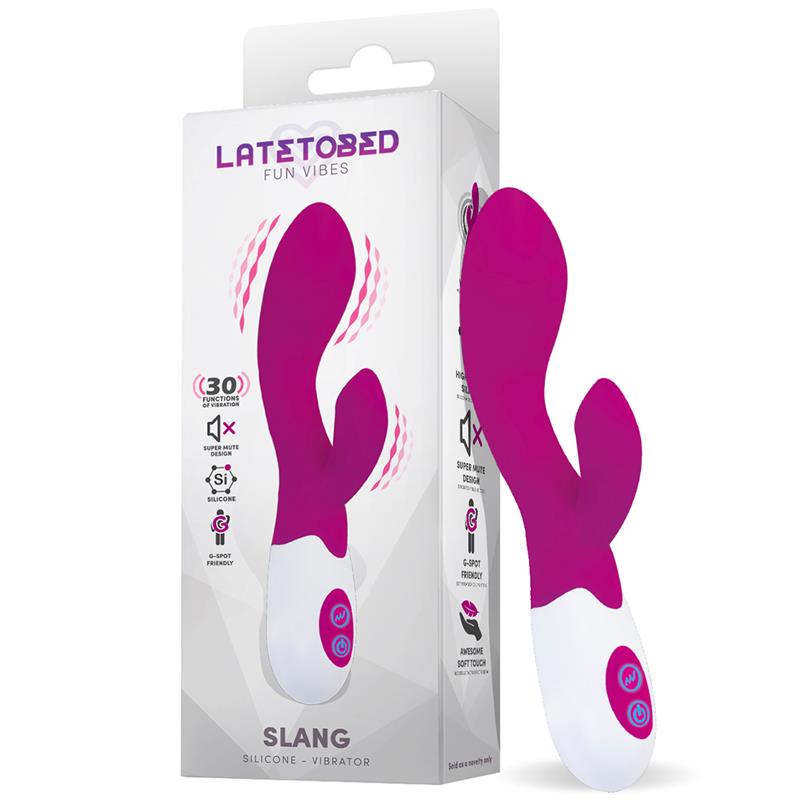 ויברטור מסיליקון למתחילות 30 מצבי רטט  Late To Bed - Slang