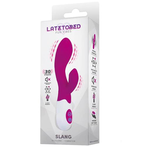 יברטור מסיליקון למתחילות 30 מצבי רטט Late To Bed - Slang