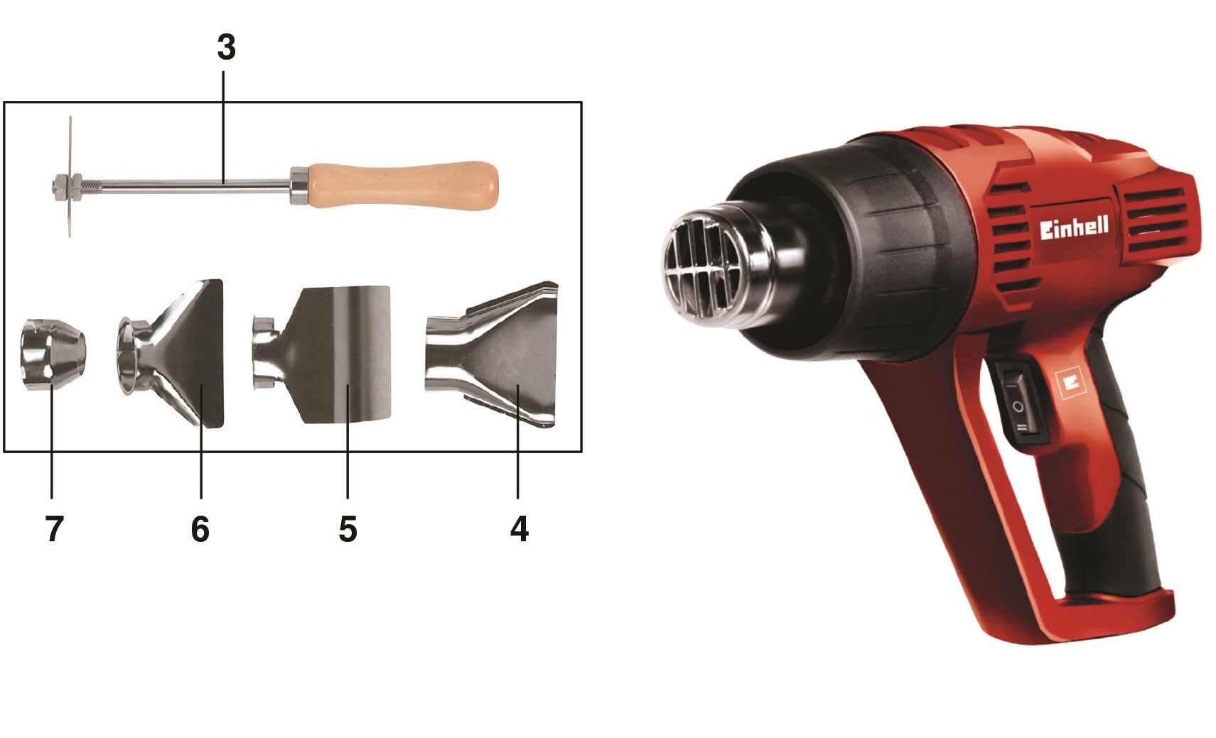 ‏אקדח חום איינהל Einhell TH-HA 2000/1