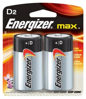 מארז 2 סוללות LR20 D גדול ENERGIZER