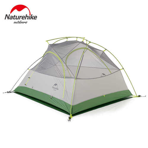 אוהל תרמילאים קל משקל ל  1-2 אנשים ל 4 עונות דגם 2 NATUREHIKE STAR RIVER
