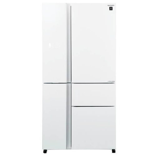 מקרר ‏661 ‏ליטר Sharp SJ9732WH ‏שארפ 5 דלתות צבע זכוכית לבנה