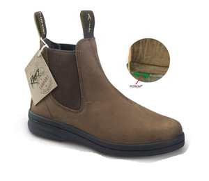 מגף ללא כיפת מגן O2 צבע חום דגם:871L נגה עינת