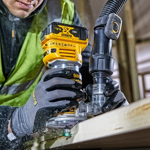 רוטר משולב נטען בראשלס + 2 סוללות DeWALT DCW604P2 BL 18V 5Ah