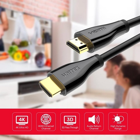 כבל Unitek 4K 60Hz HDMI  Premium Certified High Speed Cable C1048GB
