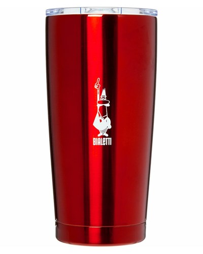 Bialetti Mug STainless Steel Red 550ml