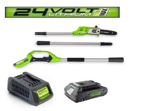 סט 24V מסור גבהים(משופר)+סוללה2A+מטען-גרין וורקס