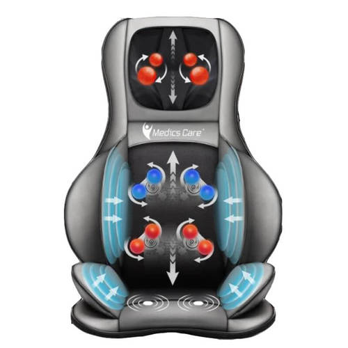 מושב עיסוי שיאצו מולטי פונקציונלי Medics Care MC-2309
