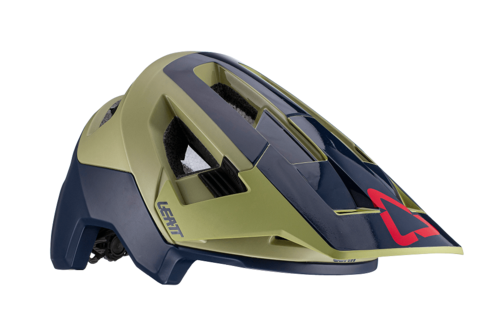 קסדת אול מאונטיין לאופניים ליט חום / כחול -   LEATT ALL MOUNTAIN 4.0 V21 SAND