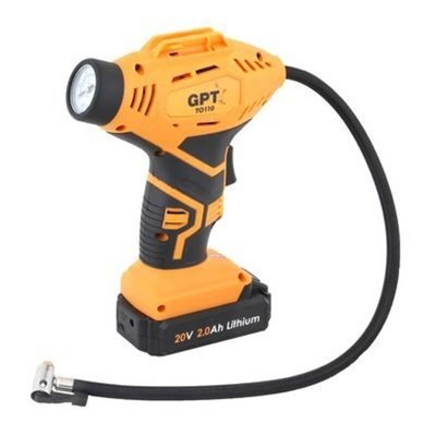 קומפרסור / משאבת אוויר נטענת 20V + סוללה 2.0AH