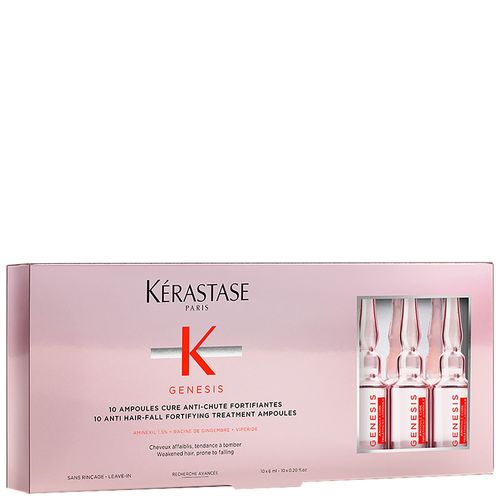10 אמפולות טיפוליות fortifying treatment מחזקות לקרקפת מסדרת GENESIS