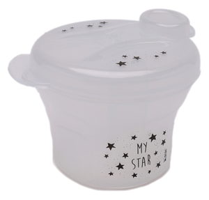 מחלק מנות 3 תאים עם פתיחה קלה - שקוף