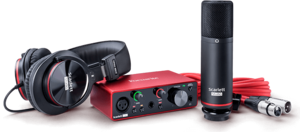 חבילת אולפן - Focusrite Scarlett SOLO Studio G3