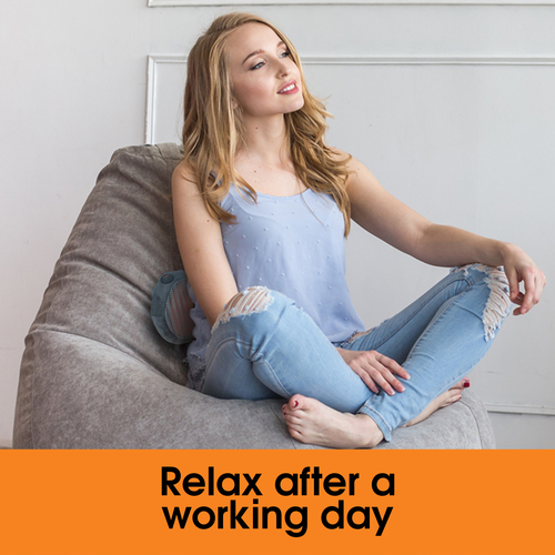 כרית עיסוי שיאצו נטענת Rechargeable | דגם medics care MC-9620A