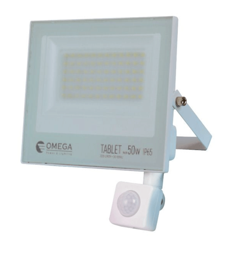 זרקור לד דגם Tablet 50W + חיישן