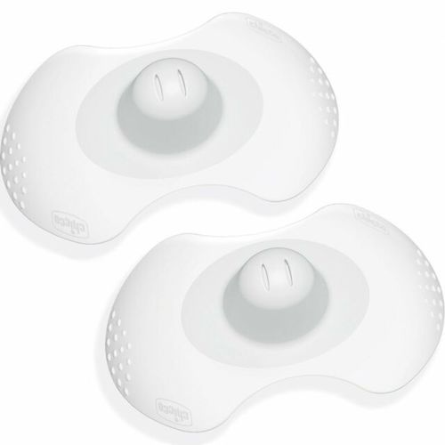 זוג מגיני פטמה מסיליקון מסדרת SkinToSkin + קופסת פלסטיק הגיינית - S/M