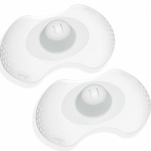 זוג מגיני פטמה מסיליקון מסדרת SkinToSkin + קופסת פלסטיק הגיינית - S/M