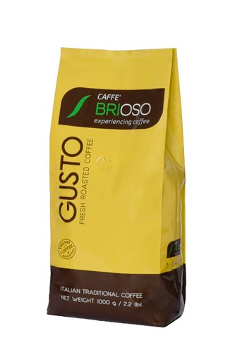 1 ק”ג פולי קפה בריוסו גוסטו Caffe Brioso Gusto