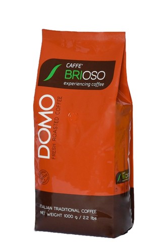 250 גרם פולי קפה בריוסו דומו Caffe Brioso Domo