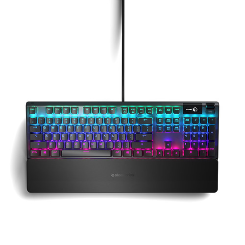 מקלדת גיימינג היברידית מכאנית SteelSeries דגם Apex 5 יבואן רשמי