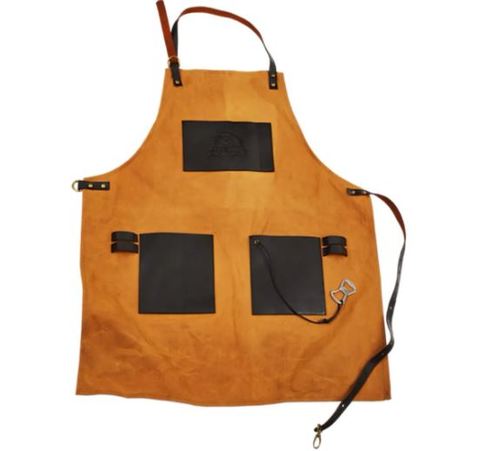 סינר מקנבס בשילוב עור CANVAS APRON