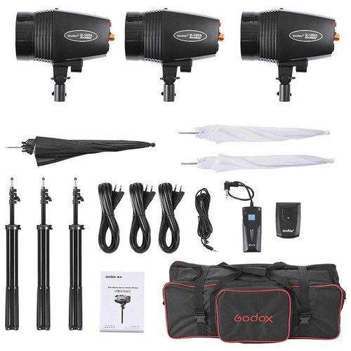 ערכת סטודיו Godox M180A Triple kit 180W/s