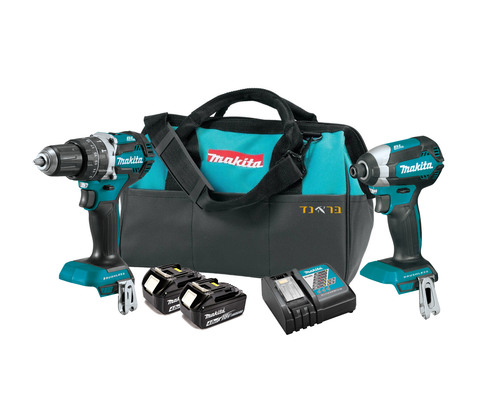 סט מברגת אימפקט + מברגה/מקדחה 18V + שתי סוללות 4.0AH