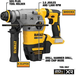 פטישון נטען 20V - ללא פחמים-גוף DeWALT