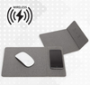פד לעכבר עם משטח טעינה אלחוטי CHARGER PAD - אפור