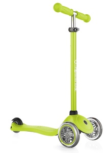 קורקינט לילדים פרימו Primo עם ידית בגובה משתנה וציפוי אנודייז - ירוק