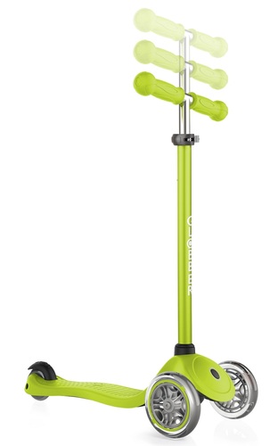 קורקינט לילדים פרימו Primo עם ידית בגובה משתנה וציפוי אנודייז - ירוק