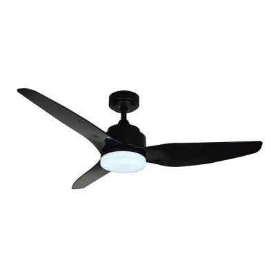 מאוורר תקרה DALLAS 52 + שלט + CCT 25W לבן/ שחור 