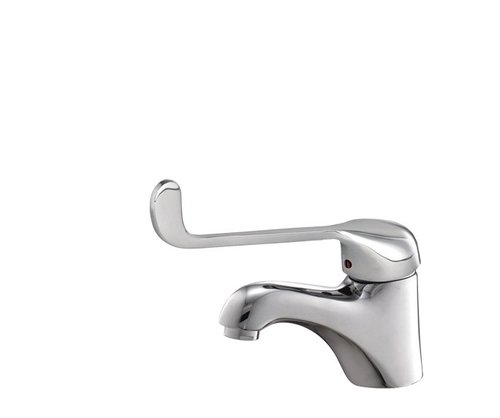 ברז פיה קצרה ידית מרפק 900041 מסדרת רותם כרום חמת