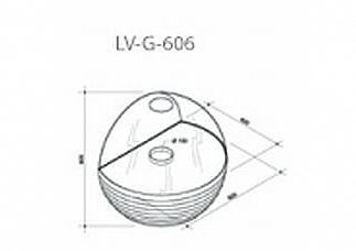קולט אדים דגם: LV-G-606 lyvent