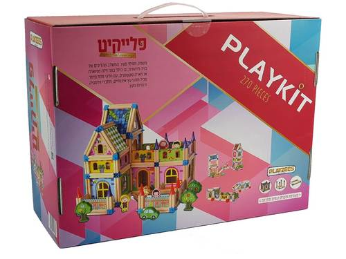 משחק הרכבה מעץ 270 חלקים