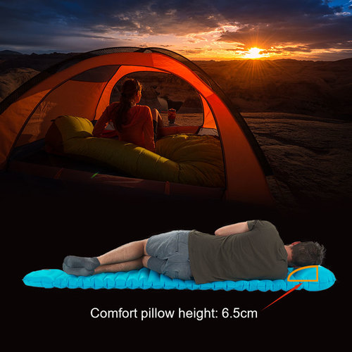 מזרון מתנפח מעצמו עם משאבה וכרית לשינה בשטח NATUREHIKE TPU Mattress