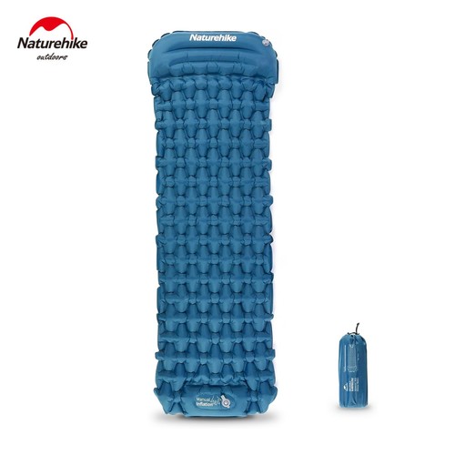 מזרון מתנפח מעצמו לתרמילאים עם משאבה וכרית Camping Air Mattress Ultralight NATUREHIKE