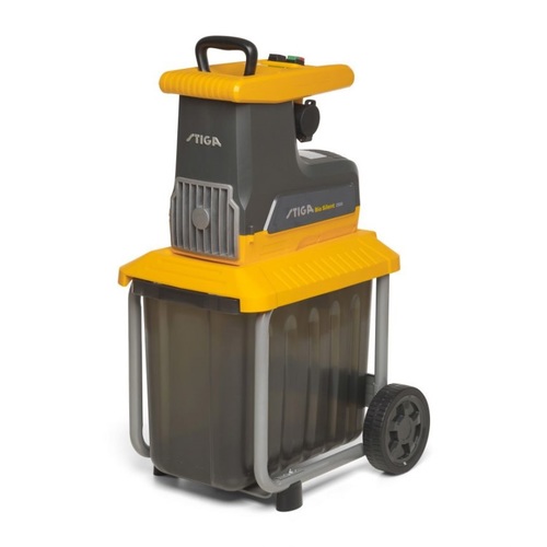טוחן ענפים, מכרסם גזם חשמלי 2500w כולל מיכל 60 ליטר STIGA BIO SILENT מק"ט 50906