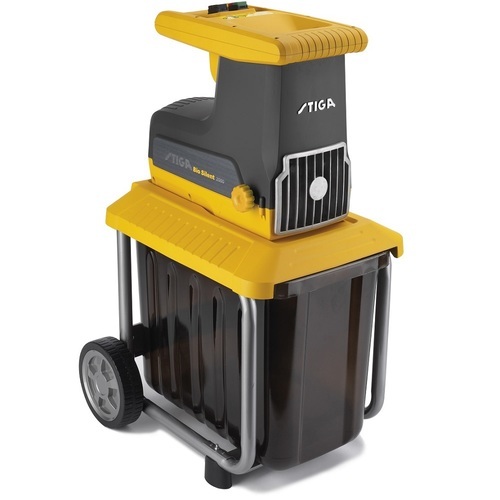 טוחן ענפים, מכרסם גזם חשמלי 2500w כולל מיכל 60 ליטר STIGA BIO SILENT מק