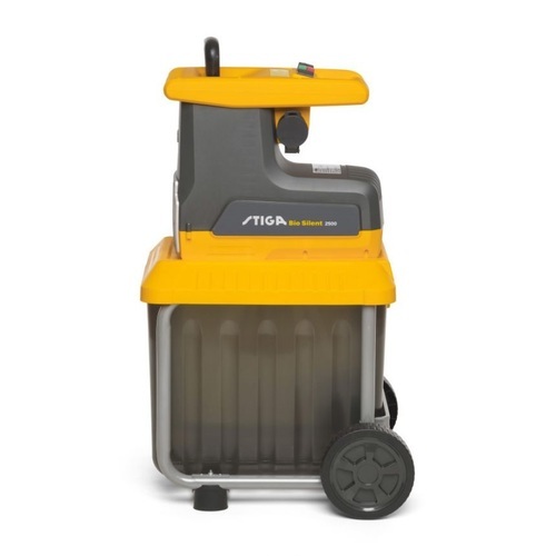 טוחן ענפים, מכרסם גזם חשמלי 2500w כולל מיכל 60 ליטר STIGA BIO SILENT מק