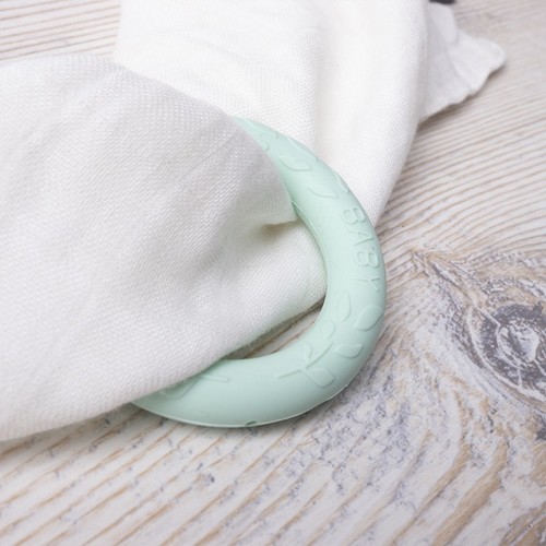 נשכן סיליקון עם שמיכי מבמבוק - לבן