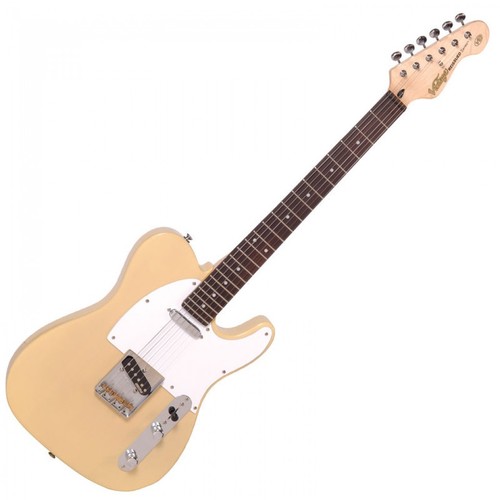 זוית נוספת Vintage V62 ReIssued Electric Guitar ~ Ash Blonde