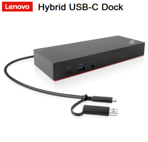 תחנת עגינה Lenovo ThinkPad Hybrid USB-C Dock