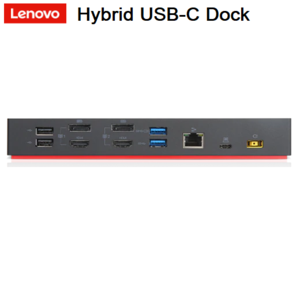 תחנת עגינה Lenovo ThinkPad Hybrid USB-C Dock