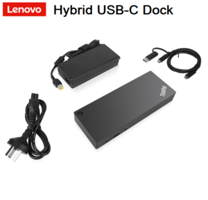 תחנת עגינה Lenovo ThinkPad Hybrid USB-C Dock