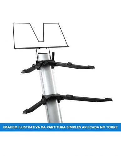 סטנד קלידים מקצועי  STAY Tower 1300/02 צבע כסף עם תיק