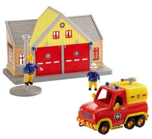 ערכת משחק תחנת כיבוי, רכב הצלה ונוס ו-2 דמויות 