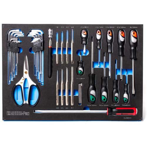 מגש כלי עבודה EVA למגירה מס' 3 כולל 41 כלים 1127173