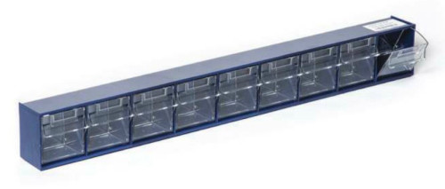 יחידת 9 תאי אחסון פלסטיק (רב תא) כחול ROHER
